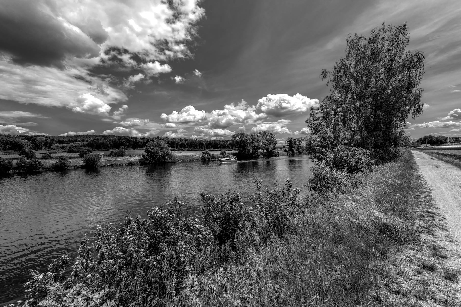 Rodzina na rowerach wyruszająca na jednodniową wycieczę z Słupska, w tle krajobraz Pomorza Środkowego